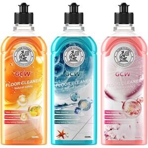 GCW Multi-Surface Floor Cleaner 3-Pack 500ml Each Ocean Sakura Orange Scent